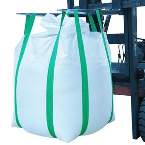 Bolsa de Polipropileno Tejido de Alta Resistencia, Bolsa Plana para Granos, con Doble Correa de Amarre para Uso Industrial, Agrícola y de Construcción - Product Image 1