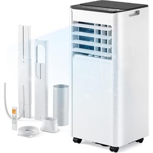 เครื่องปรับอากาศพกพา Euhome 8000 บีทียู 4 in 1 พร้อมพัดลม ดูดความชื้น โหมดสุญญากาศ วัสดุพลาสติก สีขาวดำ - Product Image 1