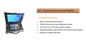 G21 đôi màn hình điều khiển từ xa mặt đất trạm kiểm soát hệ thống tìm kiếm cứu hộ động vật hoang dã bay không người lái phụ kiện - Product Image 6