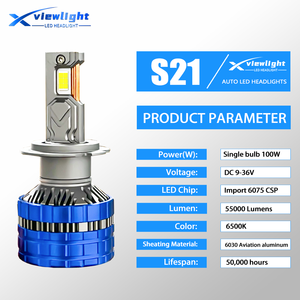 Accesorios para automóviles 24V 200W 50000LM S21 H4 6000K 6075 CSP H11 9006 9005 Bombilla de faros LED para automóviles - Product Image 6