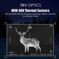 Alcance térmico TRV Sensor de 640x512 con lente de 50mm WiFi PIP 640*512 visión térmica vista visión nocturna cámara termográfica Alcance de caza