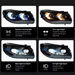 ไฟหน้า LED DRL สำหรับ X1 E84 2010-2015 อุปกรณ์ตกแต่งรถยนต์ 36W 6000K ใช้ได้กับรถยนต์ทั่วไป สองสี เหลืองและขาว อะไหล่รถยนต์ - Product Image 2