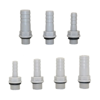 1/8 1/4 filetage mâle à 6 8 10 12mm tuyau connecteur droit Aquarium pompe à Air Joint adaptateur de tuyau