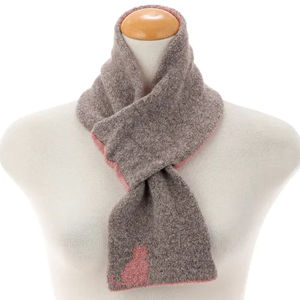 Fabricants en gros d'écharpes en tricot de taille moyenne, écharpes en tricot multicolores sur mesure, écharpes épaisses en polyester, écharpes d'hiver - Product Image 4