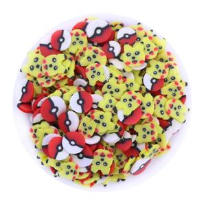 Figuras de personajes de bolas de animales, rodajas de <span class=keywords><strong>arcilla</strong></span> polimérica, animales amarillos para limo, manualidades, arte de uñas, juguetes para niños, Vasos - Product Image 1