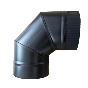 Kit de tubería de chimenea de estufa 6 "(150 Mm) Tubo recto/Codo/Soporte/Tapa de lluvia <span class=keywords><strong>para</strong></span> chimenea/Juego de chimenea de estufa de leña - Product Image 5