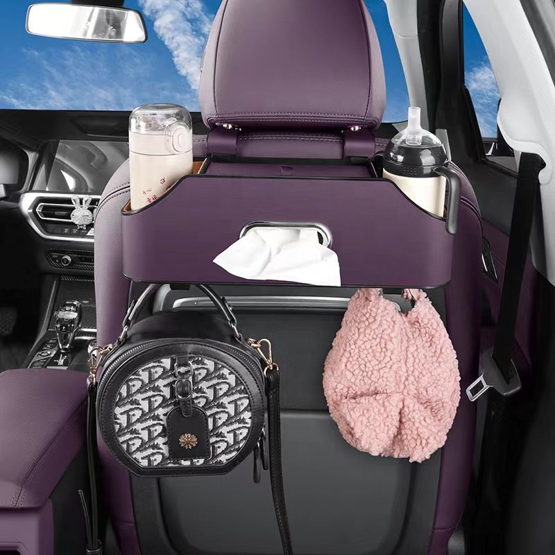 Wholesale Custom Luxury Car Back Seat Organizer Tissue Box Holder by Lisaa Home