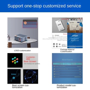 Projecteur portable Chuangjian Technology 5G Ultra HD 1080P LCD à mise au point automatique, projection murale sans fil pour la maison, salon intelligent - Product Image 2