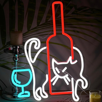 Letreros de Neón LED Acrílicos, Logotipo Personalizado, Texto Publicitario, Cartel para Promoción Comercial en Centros Comerciales