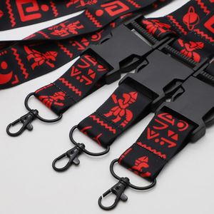 Low Moq Safety Buckle Neck Strap Gaming Robot Pattern Keychain Lanyard Logo Custom Wide Quick Release Lanyards - Product Image 3