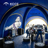 Carpa Inflable Tipo Domo KCCE para Eventos Deportivos, Carreras de Rally, Protección Solar, Personalizable, Hermética, Tipo Araña