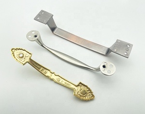 Laris Modern Sederhana Aloi Seng Pemasangan Sekrup Sadap Sendiri Tanpa Lubang Pegangan Lemari Pakaian Krom Pegangan Pintu Tarik - Product Image 3