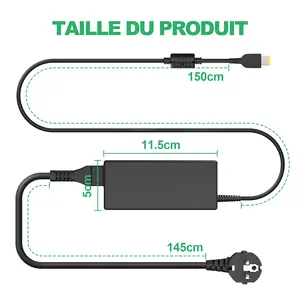 联想笔记本电脑90W 65W 20v 4.5A电源Dc适配器电源Usb方形充电器