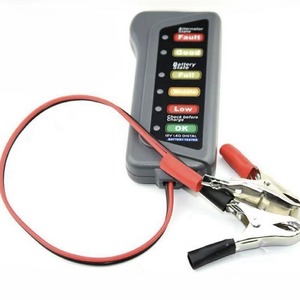 2025 automobile numérique électronique testeur de Charge de batterie alternateur 6 lumière LED outil de Diagnostic pour voitures et motos - Product Image 2