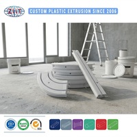 Profilé d'extrusion en PVC personnalisé pour rail de rideau de plafond, simple, double et rail de guidage à rouleaux