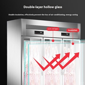 <span class=keywords><strong>Armoire</strong></span> <span class=keywords><strong>froide</strong></span> verticale commerciale pour l'affichage accrochant de stockage de viande pour l'équipement de réfrigération résistant à l'acide frais de mouton de boeuf - Product Image 4