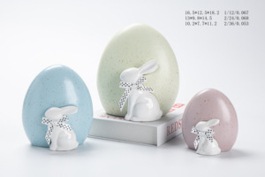 Adorno <span class=keywords><strong>de</strong></span> <span class=keywords><strong>huevo</strong></span> <span class=keywords><strong>de</strong></span> conejo <span class=keywords><strong>de</strong></span> cerámica ecológico hecho a mano, artesanías creativas <span class=keywords><strong>de</strong></span> conejito <span class=keywords><strong>de</strong></span> <span class=keywords><strong>porcelana</strong></span> para niños para graduación Diwali, <span class=keywords><strong>huevo</strong></span> <span class=keywords><strong>de</strong></span> Pascua personalizado - Product Image 2