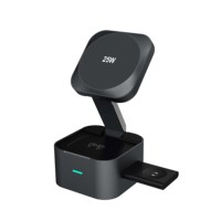 Estación de carga de calidad premium Factory AFY GY-W24, plegable, extensible, con carga rápida tipo C de 25W, 3 en 1 para teléfono, reloj y auriculares inalámbricos.