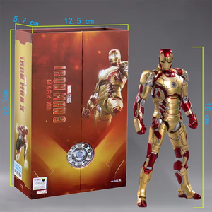 Zd Toys Original Marvel <span class=keywords><strong>Action</strong></span> Figure in Scala 1/10 <span class=keywords><strong>Iron</strong></span> <span class=keywords><strong>Man</strong></span> Edizione 10° Anniversario Modello MK42 in Plastica con Giunti Mobili Non Luminoso - Product Image 3