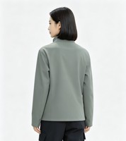 Veste de course à pied unisexe imperméable, coupe-vent, respirante, séchage rapide, anti-déchirure, avec fermeture éclair, grande taille, patchwork, monocouche