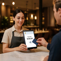 Nueva Tableta de Pago NFC Portátil de 8 Pulgadas Personalizada, Android GMS POS, Pantalla Táctil Resistente, WiFi 4G LTE, para Restaurantes, Hoteles, Comercios Minoristas, KIOSK
