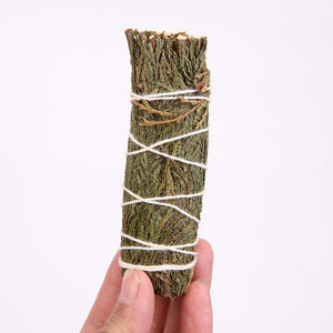 Bâtonnet de sauge blanche premium avec cèdre et cristal de quartz de sauge bleue - Ensemble de purification cérémonielle en coquille d'ormeau - Product Image 6