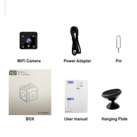 Mini caméra WIFI sans fil HD 1080P pour intérieur, mini caméra de surveillance domestique, prix d'usine