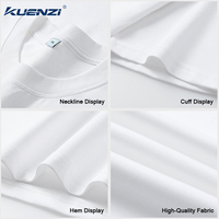 T-shirt pour femme Kuenzi personnalisé à col rond et manches courtes, 73% coton et 27% polyester, tissu Solona 230GSM, poids lourd