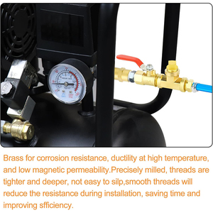 ฝาปิดปลายท่อทองเหลือง Boeray RP4003 รุ่น CA360 เกลียว NPT แบบตัวผู้ ผิวเรียบ สำหรับงานอุตสาหกรรม/ยานยนต์ ทนอุณหภูมิ -65~ +200 องศา - Product Image 4