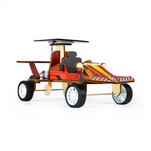 Kit de voiture en bois 3D à énergie solaire, jouet d'assemblage DIY, expérience scientifique STEM, <span class=keywords><strong>cadeau</strong></span> éducatif pour les enfants et les adultes de 8 à 12 ans - Product Image 1