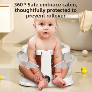 Asiento de Baño para Bebés con Sensor de Temperatura Summer Infants, Silla Ajustable Antideslizante de TPE, Soporte Reclinable Portátil para Recién Nacidos y Niños Pequeños - Product Image 6