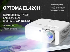 Nuevo Proyector Láser DLP Optoma EL420H, 3D, 120Hz, 4K, 1080P, 4000 Lúmenes, Tiro Corto, Portátil, Larga Duración, Sin Mantenimiento, HDR, 16:9 - Product Image 6