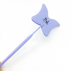 Purple Powder Coated Color Customized Butterfly Shape <b>Makeup</b> <b>Mirror</b> 3X Magnifying Single Side <b>Mirror</b> - Product Image 3