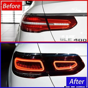 Fanale Posteriore LED Aggiornato per GLE W167 <span class=keywords><strong>GLC</strong></span> W253 2015-2019, Luce Freno e Retromarcia, Lampada Posteriore Modificata con Indicatori di Direzione Dinamici per Benz - Product Image 4