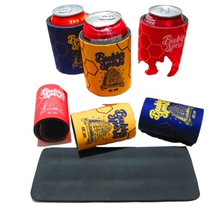 RYO Religious Custom Sublimation Neoprene Insulated Beer Coozies Snap <b>Wrap</b> Can Cooler Sleeve Holiday <b>Gifts</b> Printed Slap - Product Image 1