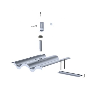 Yuens OEM Factory Solar <strong>Pv</strong> <strong>Module</strong> Tile Roof Farm <strong>Mounting</strong> Aluminum Rails Structures Racking Screw System Clamp <strong>Bracket</strong> - Product Image 3