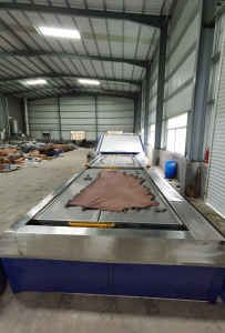 Secador de cuero de tipo Horizontal de acero inoxidable, equipo de trabajo para Tannery - Product Image 5
