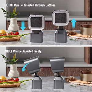 Hotte de cuisine portable à hauteur et angle réglables, filtre 3 couches pour barbecue intérieur, cuisinière et absorbeur de fumée - Product Image 4