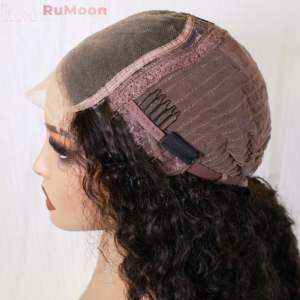 Носите неклеевые парики, необработанные вьетнамские и натуральные бирманские кудрявые прозрачные кружевные волосы для черных женщин - Product Image 5