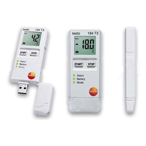 Original et nouveau Testo <span class=keywords><strong>184</strong></span> T3-Enregistreur de données de transport USB de température avec écran LCD - Product Image 4