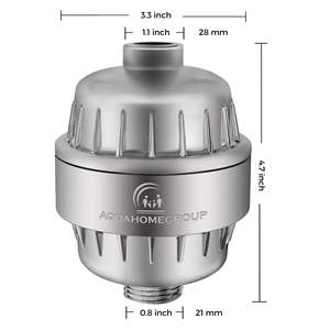 Filtre à eau de douche Aquahomegroup 20 étapes, couleur laiton, vitamine C, usage domestique, fonctionnement manuel - Product Image 6