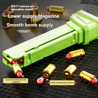 Pistolet Airsoft en Plastique 1911 à Tir Continu, Écologique, Forme de Dessin Animé Amusante, avec Éjection de Douilles, pour Garçons - Vente en Gros