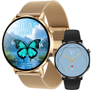 G34 Nuovo <span class=keywords><strong>Smartwatch</strong></span> con schermo AMOLED HD da 1,32'' per la salute delle donne, monitoraggio del sonno, chiamate Bluetooth wireless, controllo della musica, Smart Watch - Product Image 1