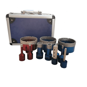 진공 납땜 다이아몬드 코어 드릴 비트/돌 드릴링 기계 제조 - Product Image 4