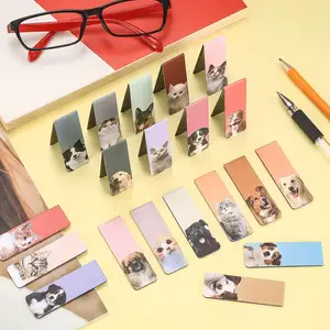 Schattige Honden Katten Dieren Magnetische Pagina Clips Bladwijzers Voor Studenten Docenten School Home Office Lezen Bladwijzers