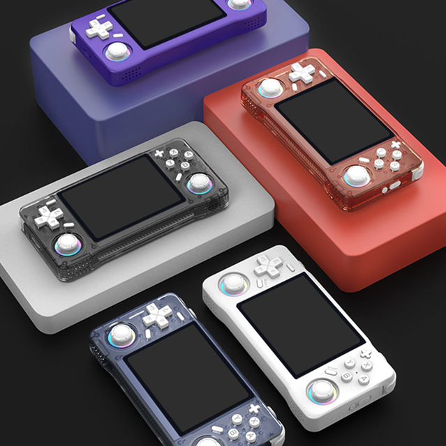 XF35H Handheld Game Console WiFi Online Player Retro Handheld Linux 30+ Emulators Retro Arcade Gaming Player RGB Joystick