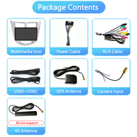 9 pulgadas Android 12 reproductor Multimedia para auto Hyundai Solaris Verna acento i25 2010-2016 navegación gps