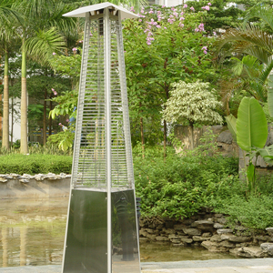 Portable Propane <strong>Table</strong> <strong>Top</strong> Pyramid Glass Tube Patio <strong>Heater</strong>, 9500 BTU,cheap Standing Pyramid Outdoor <strong>Gas</strong> Patio <strong>Heater</strong> - Product Image 2