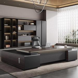 Modern Office L-Shaped Boss <strong>Desk</strong> <strong>Large</strong> Office Table Executive CEO <strong>Desk</strong> - Product Image 1