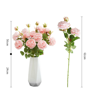 Flores de Peonía Artificiales al por Mayor, Flores de Tela de Seda para Decoración de Bodas, Adorno de Mesa para el Hogar, Arreglo Floral Realista, Regalo para Niñas - Product Image 5
